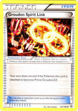 Groudon Spirit Link⁣ - Primal Clash⁣ (Uncommon)⁣ [131]