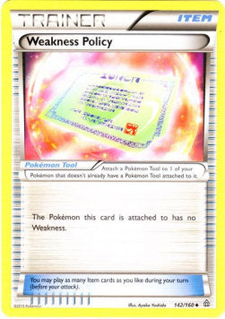 Weakness Policy - Primal Clash (Uncommon) [PRC-142]