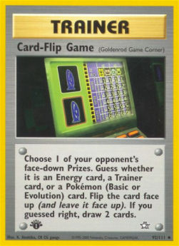 Card-Flip Game - Neo Genesis (Uncommon) [NG-92]