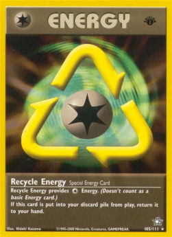 Recycle Energy - Neo Genesis (Rare) [NG-105]