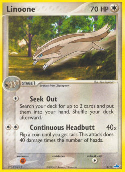 Linoone⁣ - EX Trainer Kit⁣ (Common)⁣ [Latios-3]