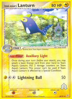 Team Aqua's Lanturn⁣ - EX Team Magma vs Team Aqua⁣ (Uncommon)⁣ [28]