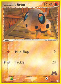 Team Magma's Aron (Mud Slap)⁣ - EX Team Magma vs Team Aqua⁣ (Common)⁣ [58]