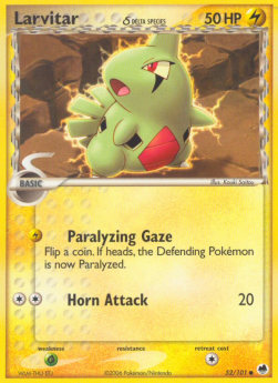 Larvitar δ Delta Species - EX Dragon Frontiers (Common) [DF-52]