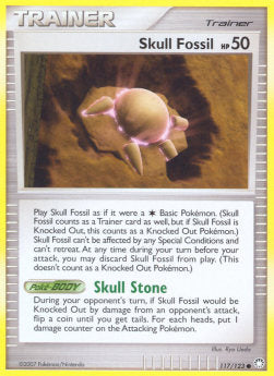 Skull Fossil⁣ - Mysterious Treasures⁣ (Common)⁣ [117]