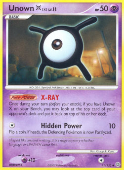 Unown [X] Lv.11⁣ - Secret Wonders⁣ (Uncommon)⁣ [71]