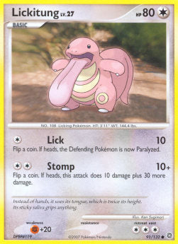 Lickitung Lv.27⁣ - Secret Wonders⁣ (Common)⁣ [91]