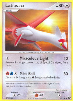 Latias Lv.45 - Great Encounters (Rare) [GE-22]
