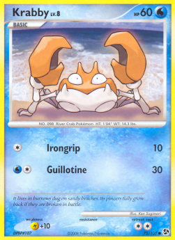 Krabby Lv.8⁣ - Great Encounters⁣ (Common)⁣ [75]
