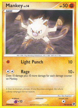 Mankey Lv.14⁣ - Great Encounters⁣ (Common)⁣ [79]