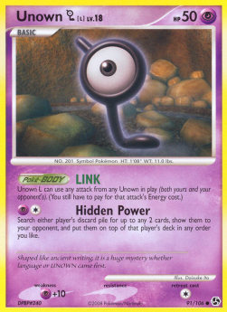 Unown [L] Lv.18⁣ - Great Encounters⁣ (Common)⁣ [91]