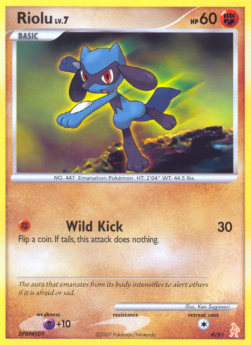 Riolu Lv.7 - DP Trainer Kit (Common) [TK3-L6]