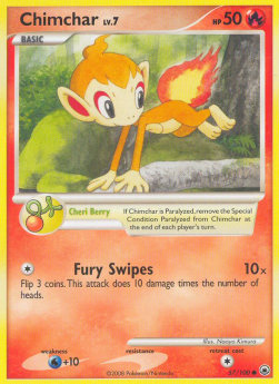 Chimchar Lv.7⁣ - Majestic Dawn⁣ (Common)⁣ [57]