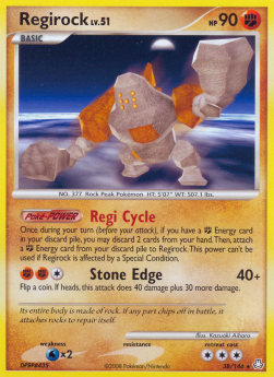 Regirock Lv.51⁣ - Legends Awakened⁣ (Rare)⁣ [38]