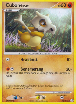 Cubone Lv.16⁣ - Legends Awakened⁣ (Common)⁣ [90]