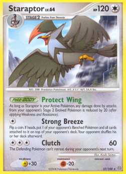Staraptor Lv.64⁣ - Stormfront⁣ (Rare)⁣ [27]