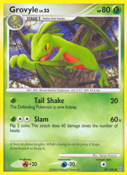 Grovyle Lv.23⁣ - Stormfront⁣ (Uncommon)⁣ [39]