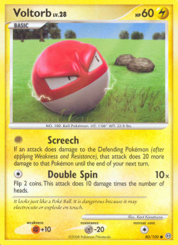 Voltorb Lv.28⁣ - Stormfront⁣ (Common)⁣ [80]