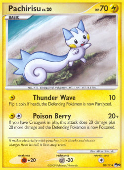 Pachirisu Lv.20⁣ - POP Series 9⁣ (Uncommon)⁣ [10]