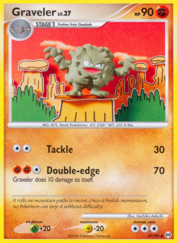 Graveler Lv.37⁣ - Arceus⁣ (Uncommon)⁣ [37]