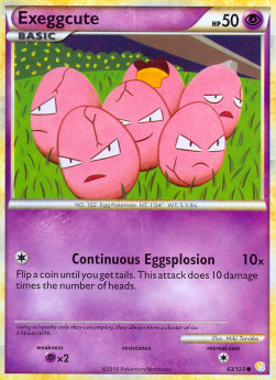 Exeggcute⁣ - HeartGold & SoulSilver⁣ (Common)⁣ [63]