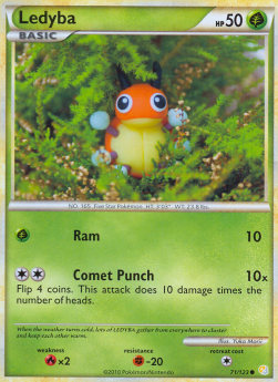 Ledyba⁣ - HeartGold & SoulSilver⁣ (Common)⁣ [71]