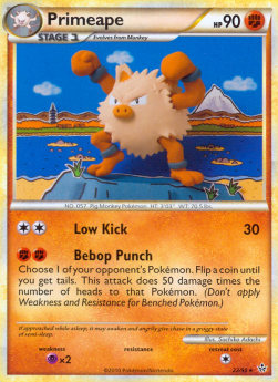 Primeape⁣ - Unleashed⁣ (Rare)⁣ [22]