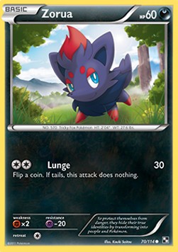 Zorua⁣ - Black & White⁣ (Common)⁣ [70]