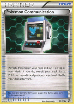 Pokémon Communication⁣ - Black & White⁣ (Uncommon)⁣ [99]