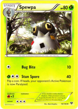 Spewpa⁣ - XY⁣ (Uncommon)⁣ [16]