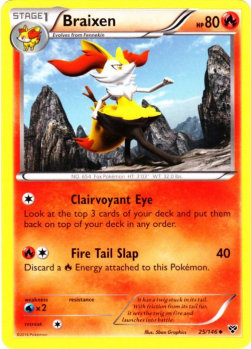 Braixen⁣ - XY⁣ (Uncommon)⁣ [25]