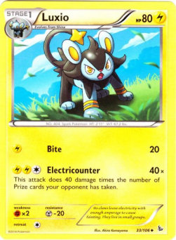 Luxio⁣ - Flashfire⁣ (Uncommon)⁣ [33]