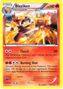 Blaziken⁣ - Furious Fists⁣ (Holo Rare)⁣ [14]