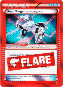 Head Ringer Team Flare Hyper Gear⁣ - Phantom Forces⁣ (Holo Rare)⁣ [97]