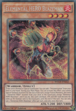 Elemental HERO Blazeman⁣ - World Superstars⁣ (Secret Rare)⁣ [032]