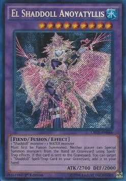 El Shaddoll Anoyatyllis⁣ - Crossed Souls⁣ (Secret Rare)⁣ [044]