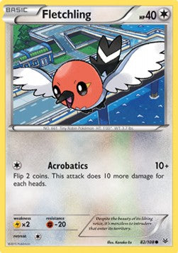 Fletchling⁣ - Roaring Skies⁣ (Common)⁣ [82]
