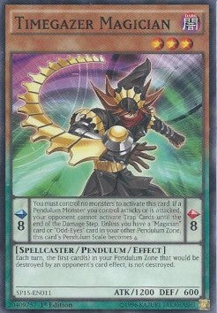 Timegazer Magician (V.2 - Shatterfoil) - Star Pack Arc-V (Shatterfoil) [SP15-011]