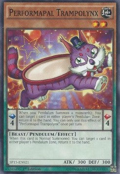 Performapal Trampolynx (V.1 - Common)⁣ - Star Pack Arc-V⁣ (Common)⁣ [021]