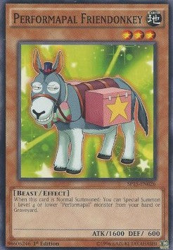 Performapal Friendonkey (V.1 - Common)⁣ - Star Pack Arc-V⁣ (Common)⁣ [026]