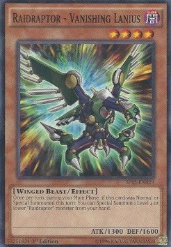 Raidraptor - Vanishing Lanius (V.2 - Shatterfoil) - Star Pack Arc-V (Shatterfoil) [SP15-029]