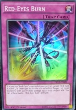 Red-Eyes Burn⁣ - Dragons of Legend 2⁣ (Super Rare)⁣ [021]