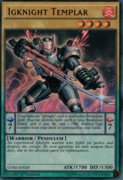 Igknight Templar - Clash of Rebellions (Ultra Rare) [CORE-028]
