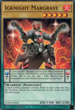 Igknight Margrave⁣ - Clash of Rebellions⁣ (Common)⁣ [030]