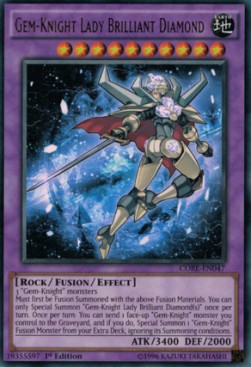 Gem-Knight Lady Brilliant Diamond⁣ - Clash of Rebellions⁣ (Ultra Rare)⁣ [047]