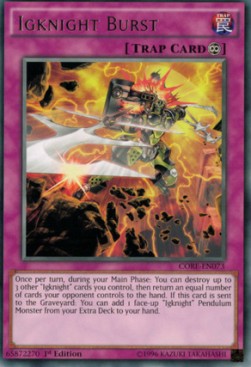 Igknight Burst⁣ - Clash of Rebellions⁣ (Rare)⁣ [073]