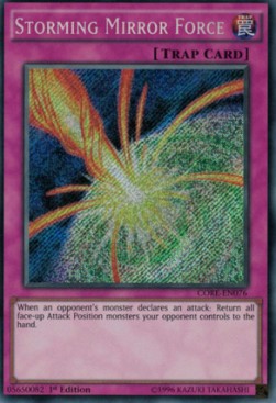 Storming Mirror Force⁣ - Clash of Rebellions⁣ (Secret Rare)⁣ [076]