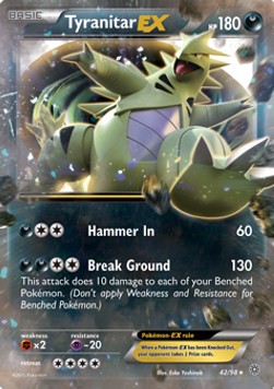 Tyranitar EX⁣ - Ancient Origins⁣ (Ultra Rare)⁣ [42]