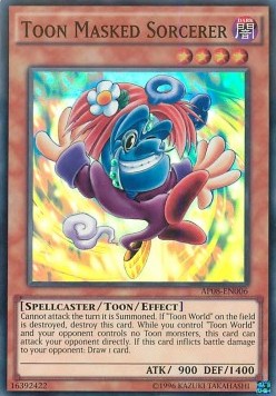 Toon Masked Sorcerer - Astral Pack Eight (Super Rare) [AP08-006]