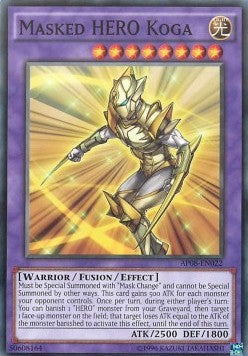 Masked HERO Koga⁣ - Astral Pack Eight⁣ (Common)⁣ [022]